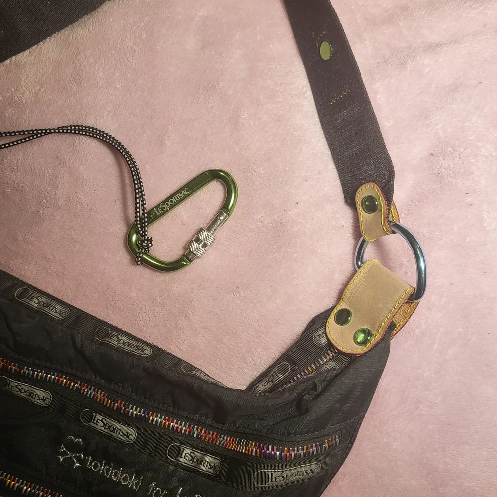 LeSportsac x Tokidoki Black Hobo Bag - Picture 3 of 11